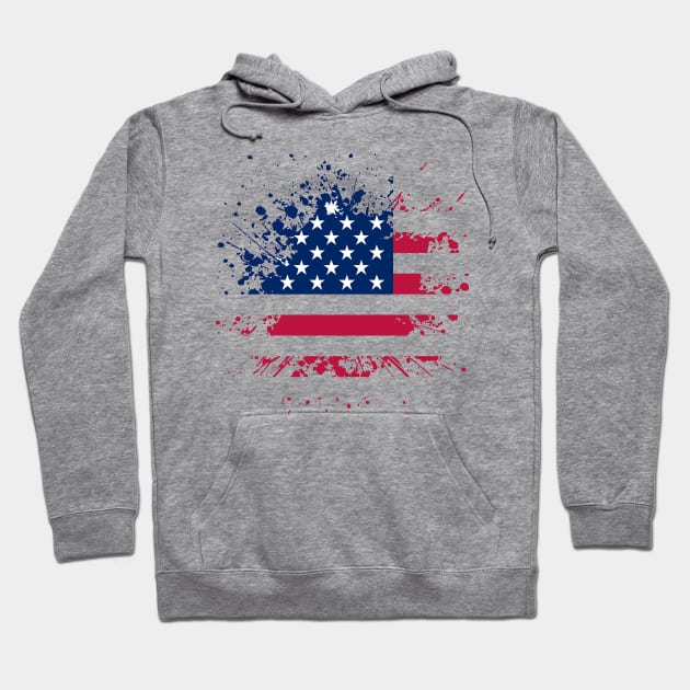 American Flag Hoodie by today